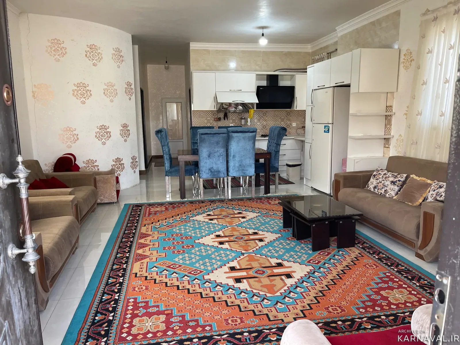 ویلا استخردار آبگرم دریا با فوتبال دستی فرح آباد