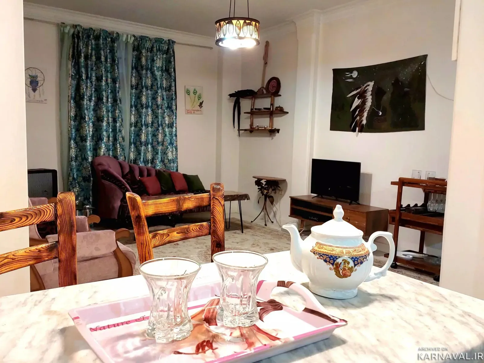آپارتمان مبله پریچه در شریعتی  تهران