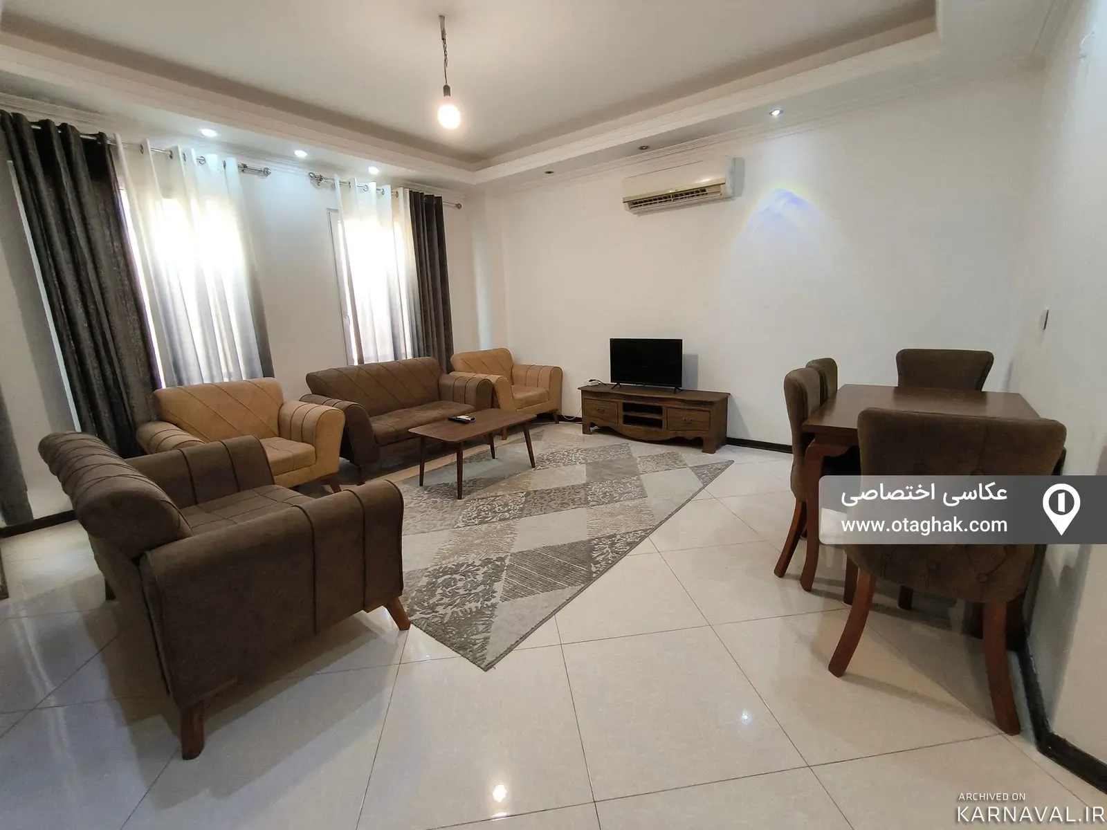 آپارتمان مبله گنجی (واحد 6) کیش