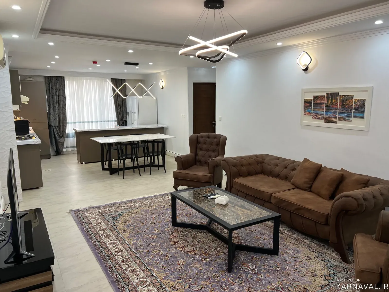 آپارتمان مبله مینا (7) در خیابان شریعتی تهران