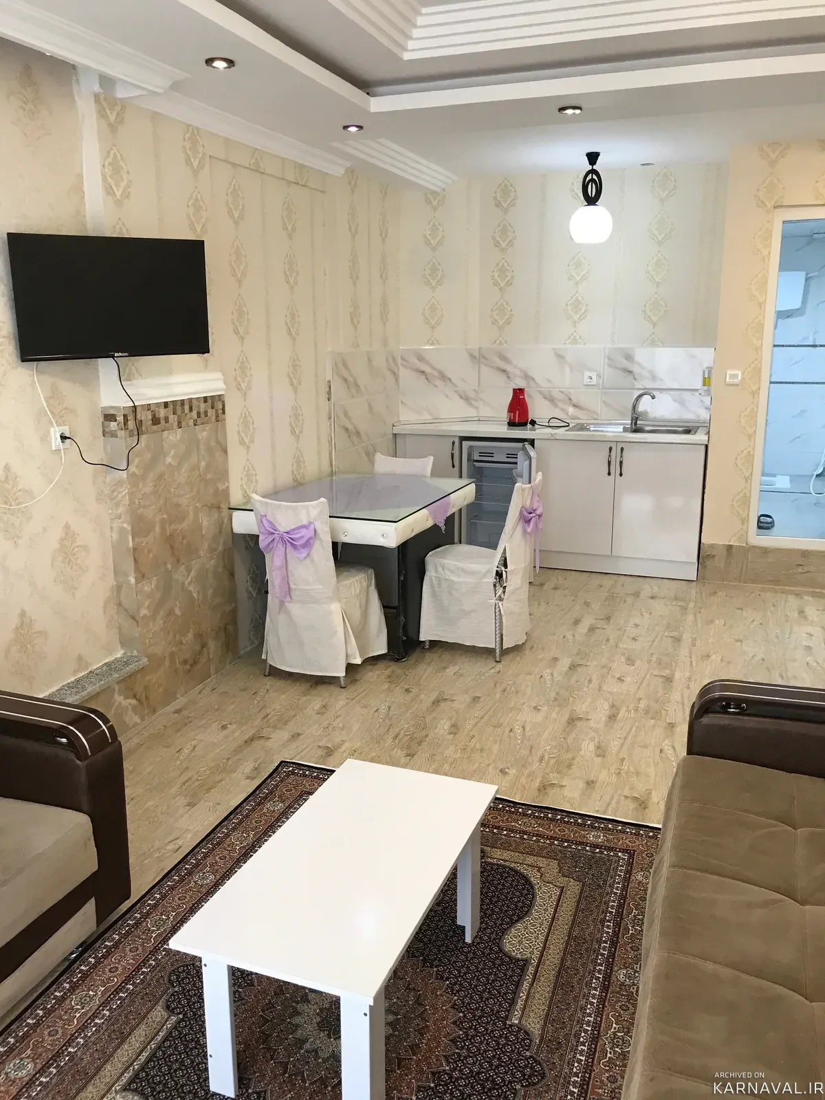 آپارتمان تاج محل ( ۳ تخته) با جکوزی سرعین