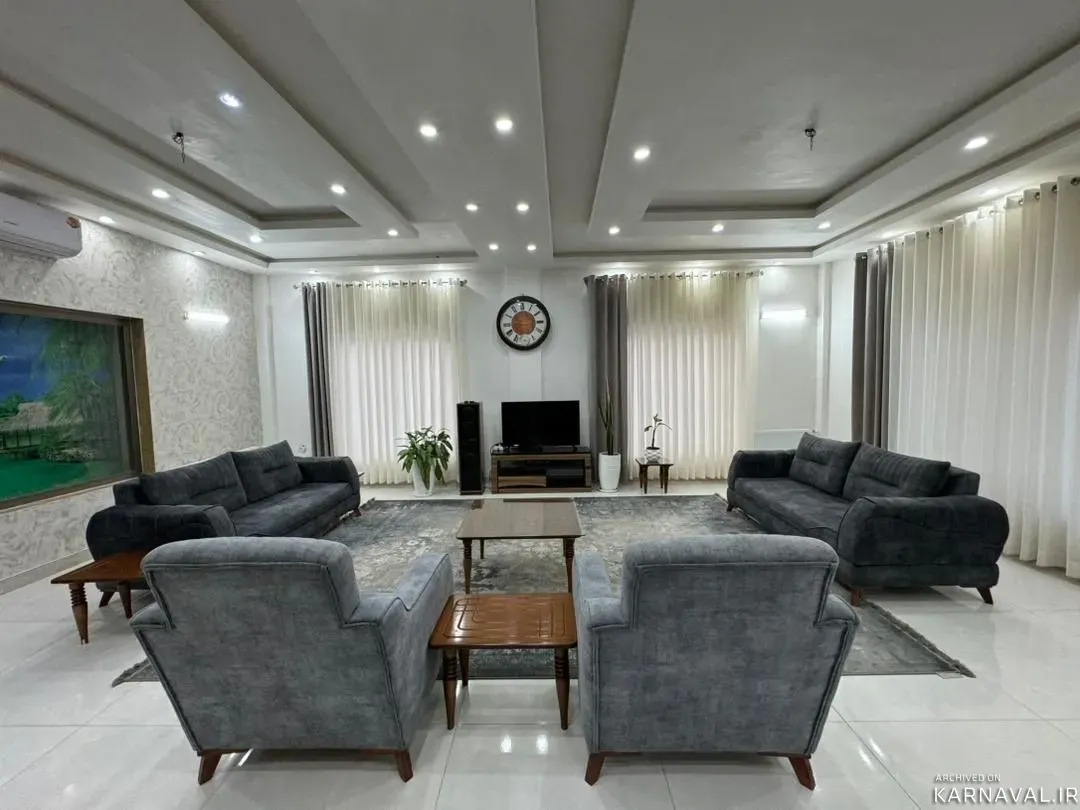 ویلا استخردار آبگرم آوا با بیلیارد و فوتبال دستی سرخ رود