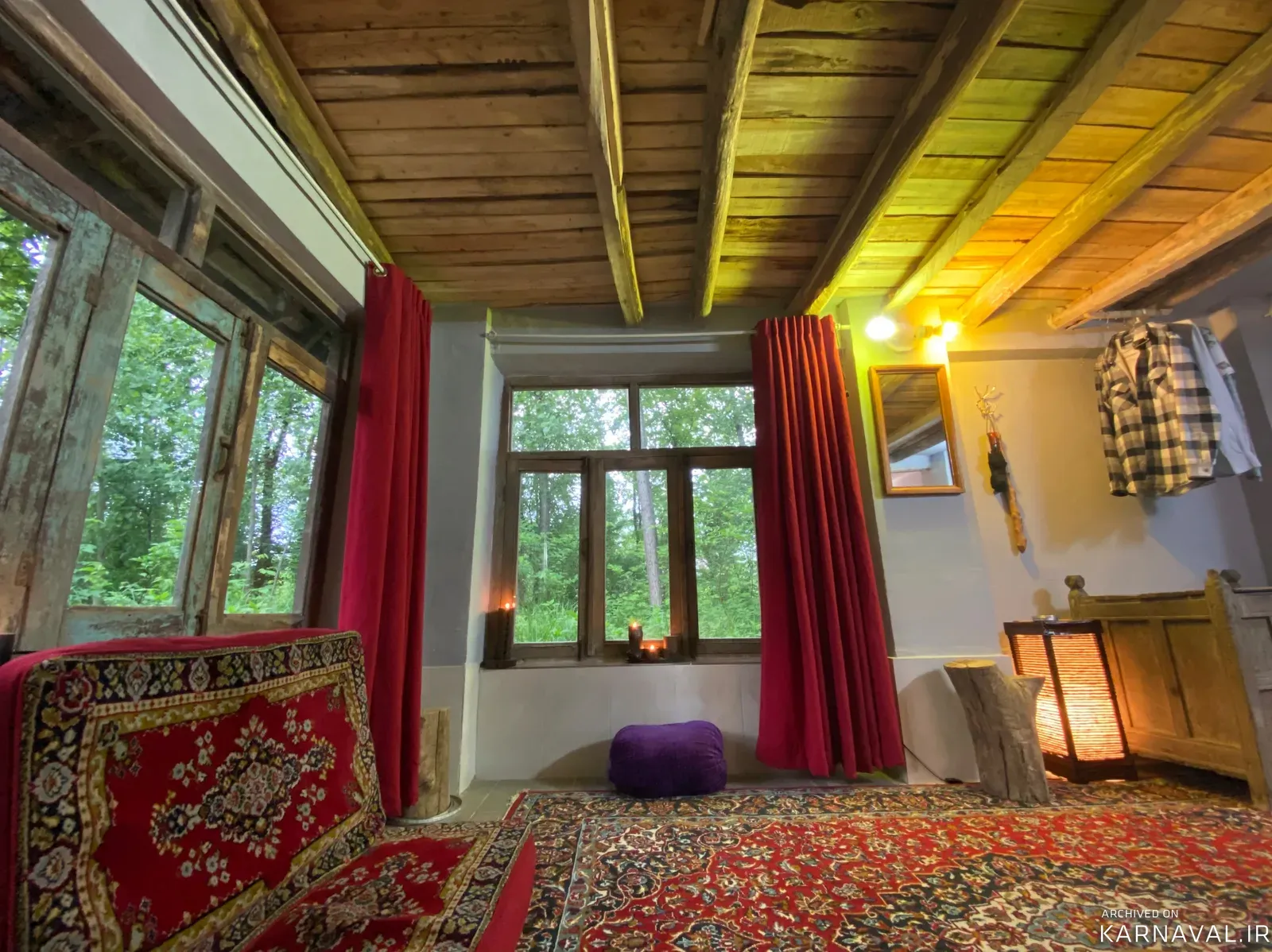 کلبه چوبی تاینی کابین لاهیجان