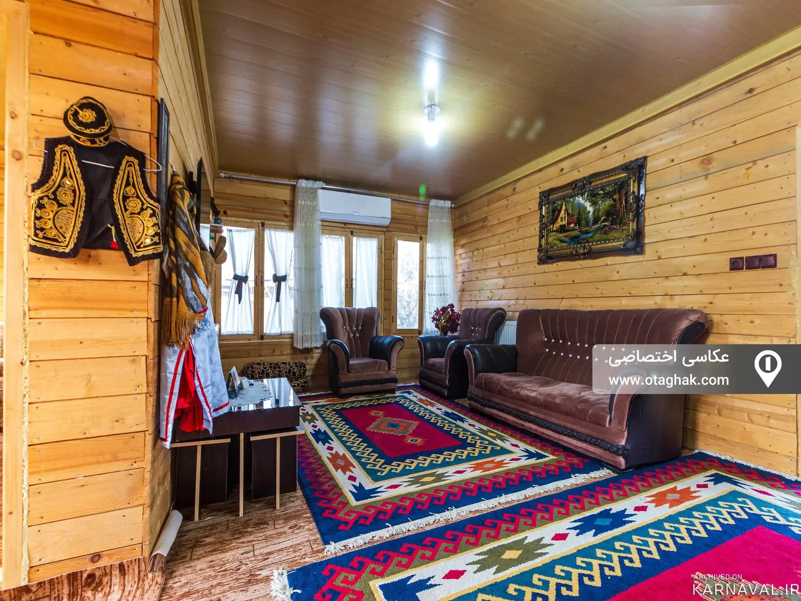 کلبه ویلایی چوبی جنگلی رضاِئی  ماسال