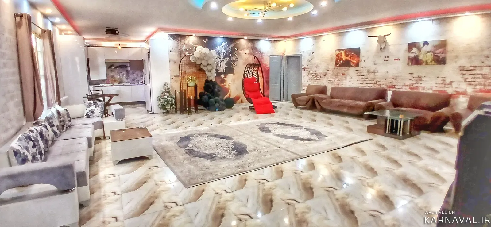 ویلا استخردار آبگرم باغ بهاران شهریار