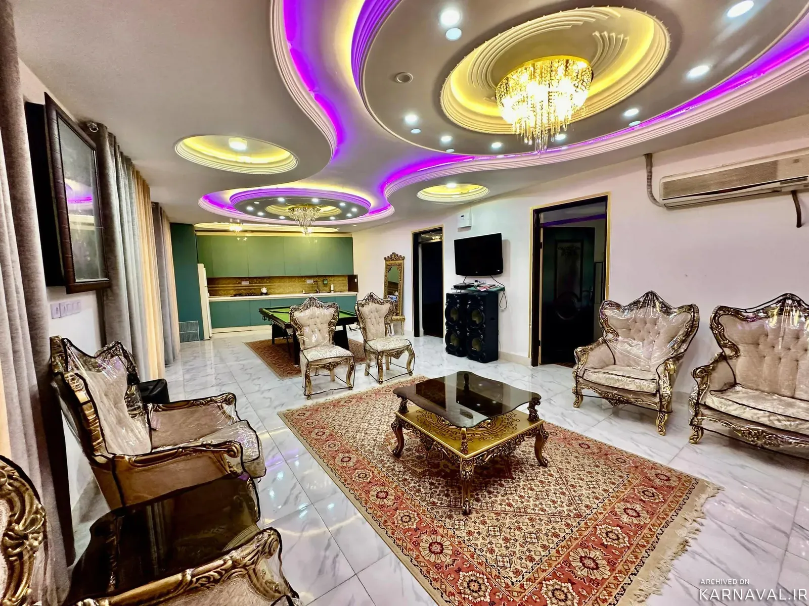 ویلا  استخردار آبگرم عمارت لوکس هامین دزفول