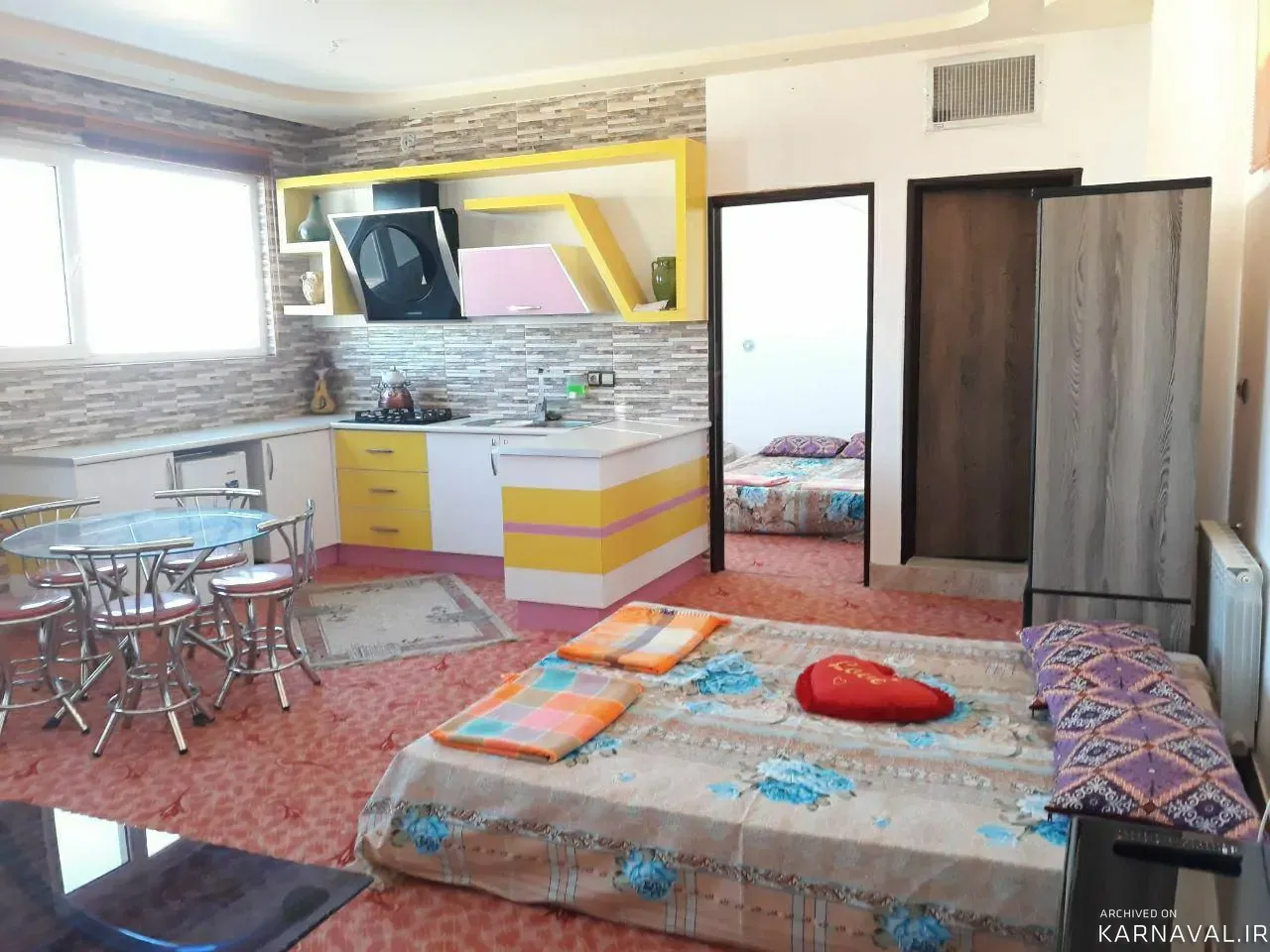خانه مبله مجلل(واحد ۱۳) کاشان
