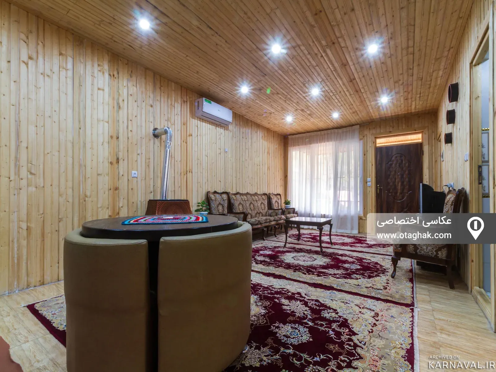 ویلا چوبی‌ میربلوک کنار رودخانه ماسال