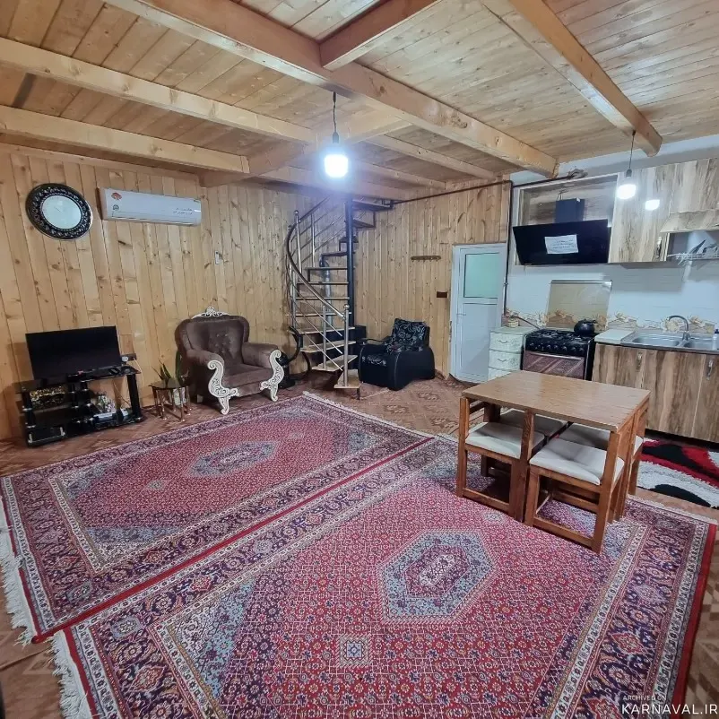 کلبه چوبی طاها با جکوزی ماسال