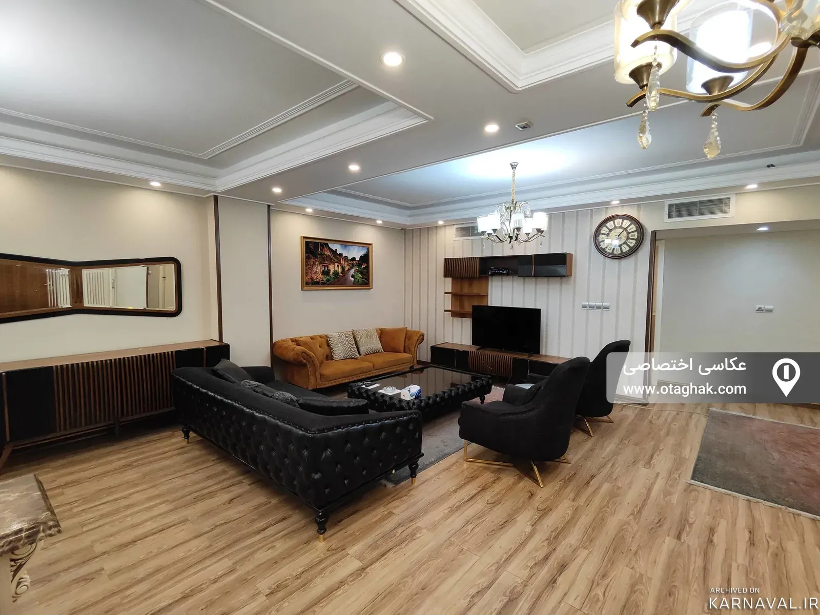 آپارتمان مبله (طبقه 3) در سعادت آباد  تهران