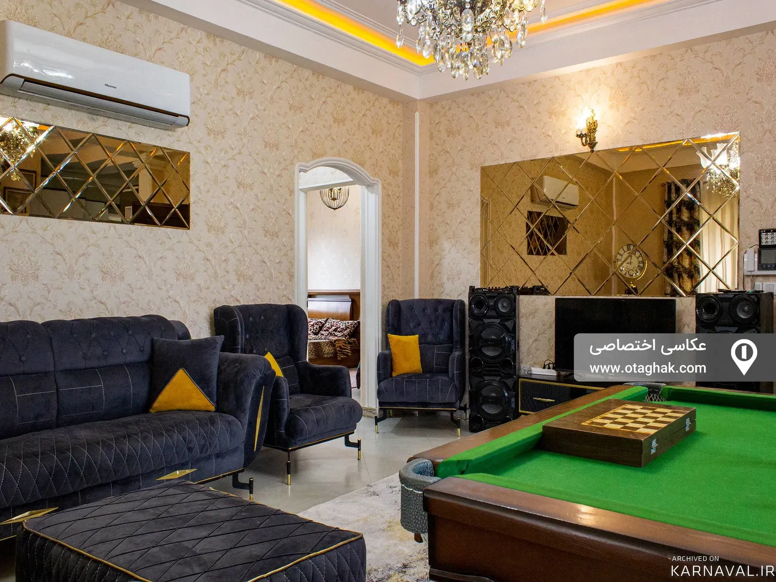 ویلا استخردار آبگرم نزدیک دریا تيام رامسر