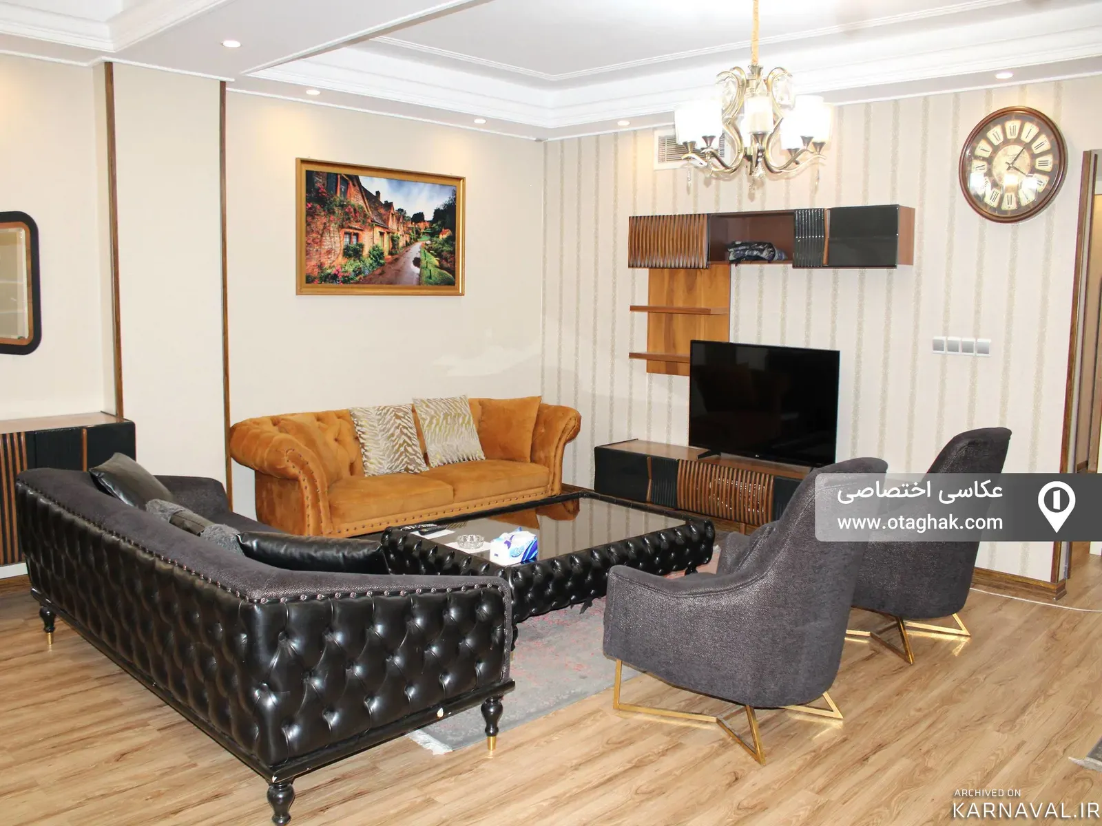 آپارتمان مبله (طبقه 2) در سعادت آباد  تهران