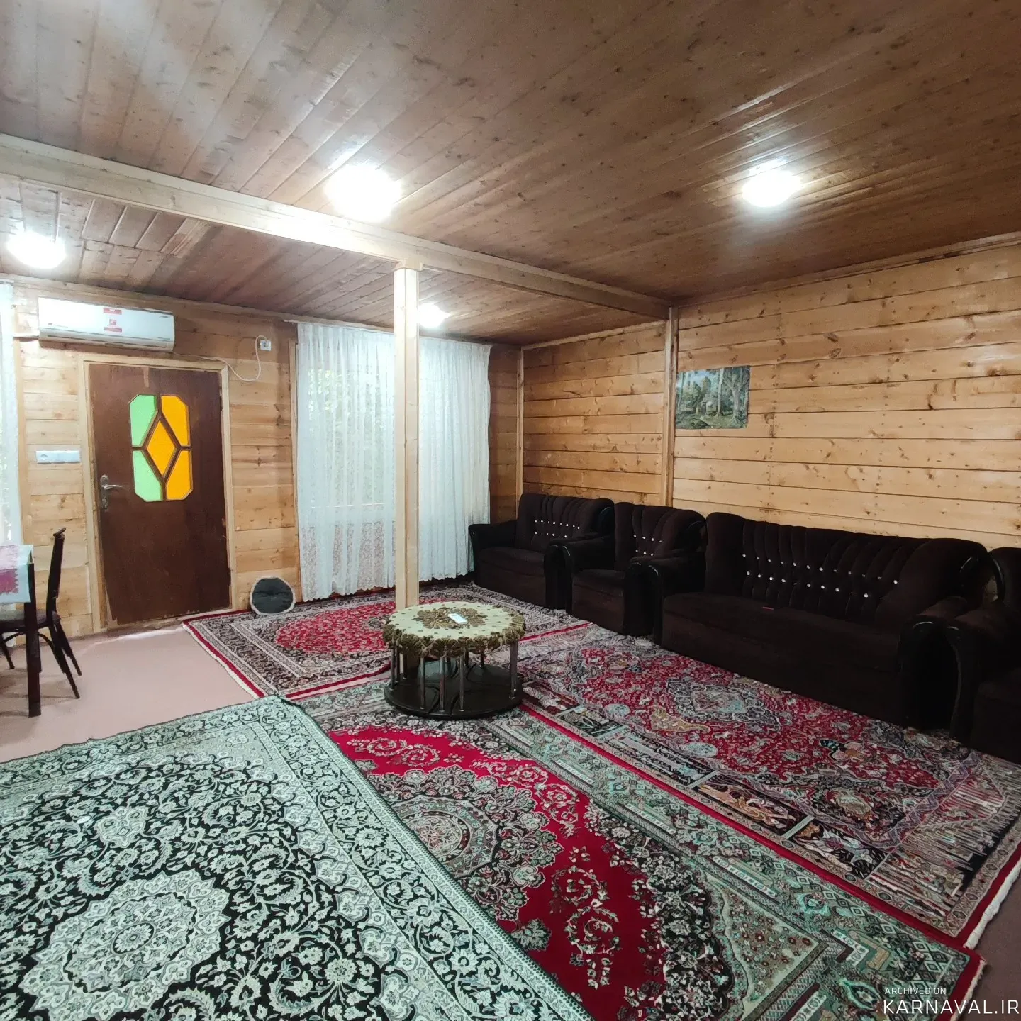 کلبه چوبی شمعدونی (لب رودخانه) ماسال