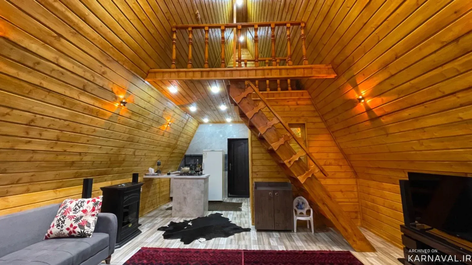 کلبه سوئیسی گیله سوسو با جکوزی  کوچصفهان