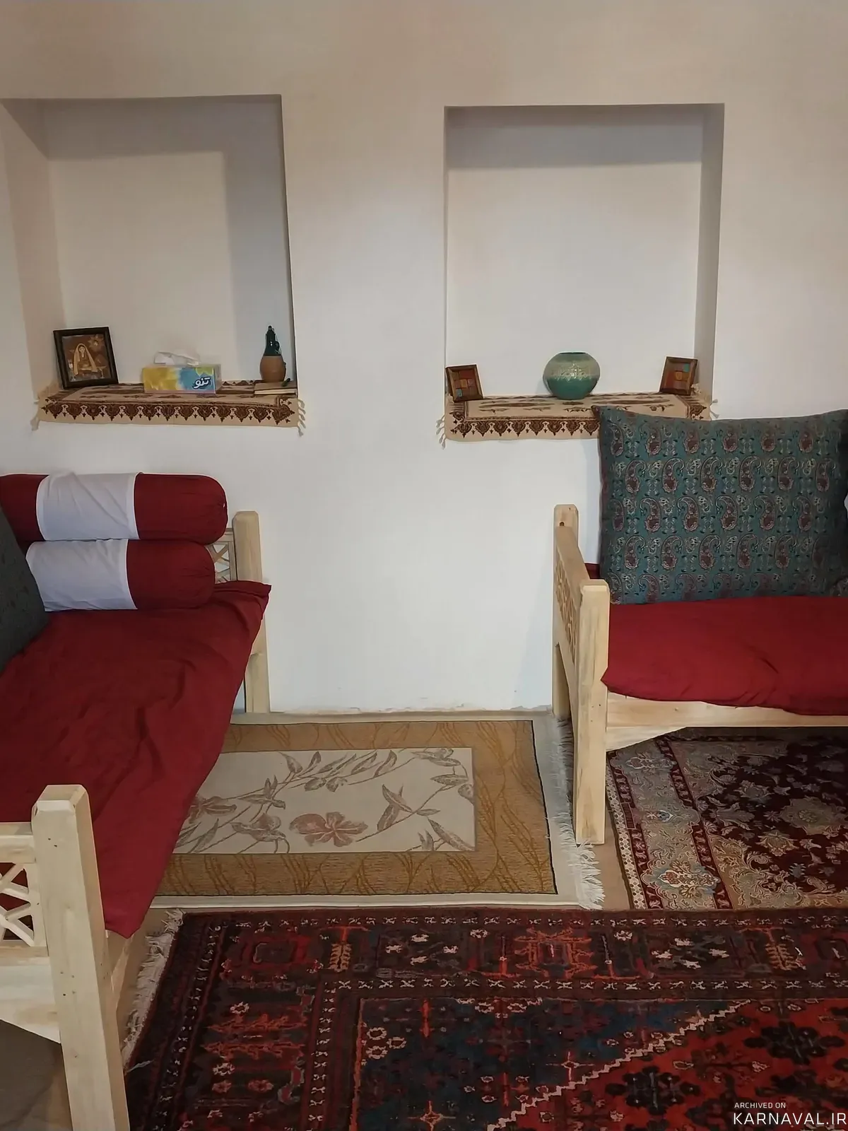 اقامتگاه بوم‌گردی سرای مهرآفرین روستای مرق (اتاق 2) نیاسر