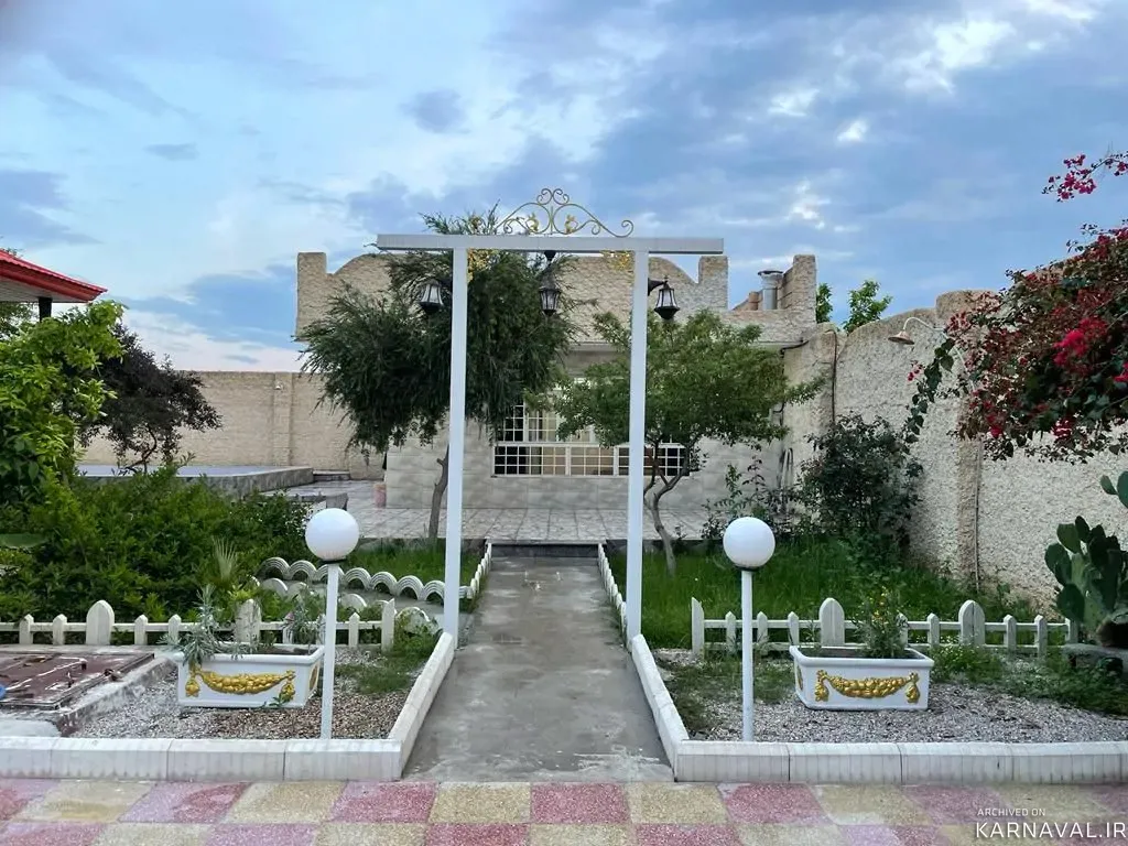 ویلا استخردار آبسرد شاتوت با فوتبال دستی دزفول