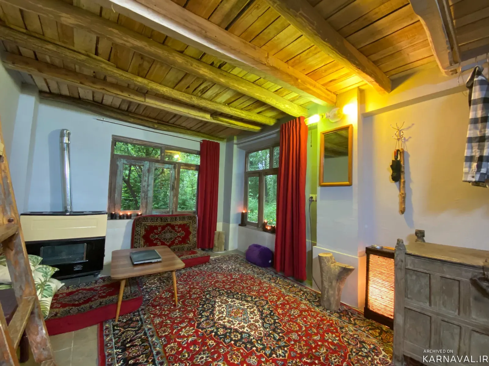 کلبه چوبی تاینی کابین لاهیجان کلبه چوبی تاینی کابین لاهیجان
