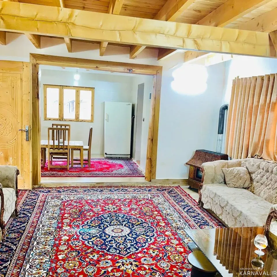 ویلا آذین با دیزاین چوبی علی آباد کتول