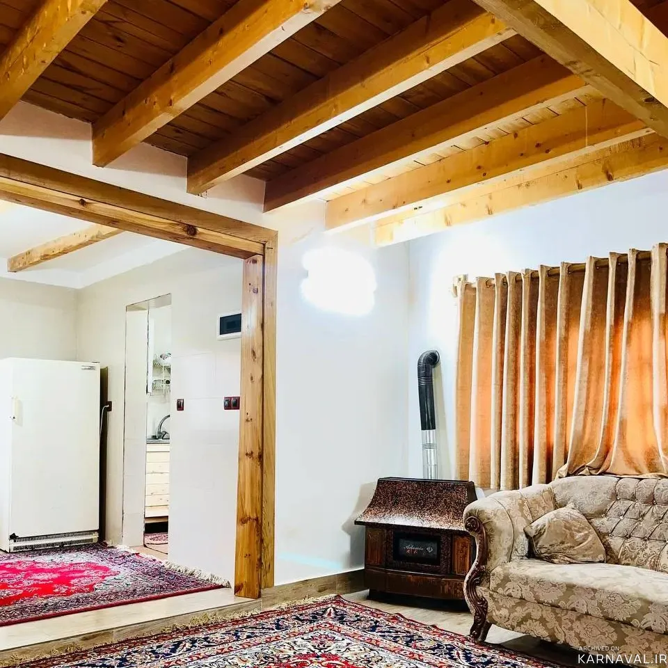 ویلا آذین با دیزاین چوبی علی آباد کتول