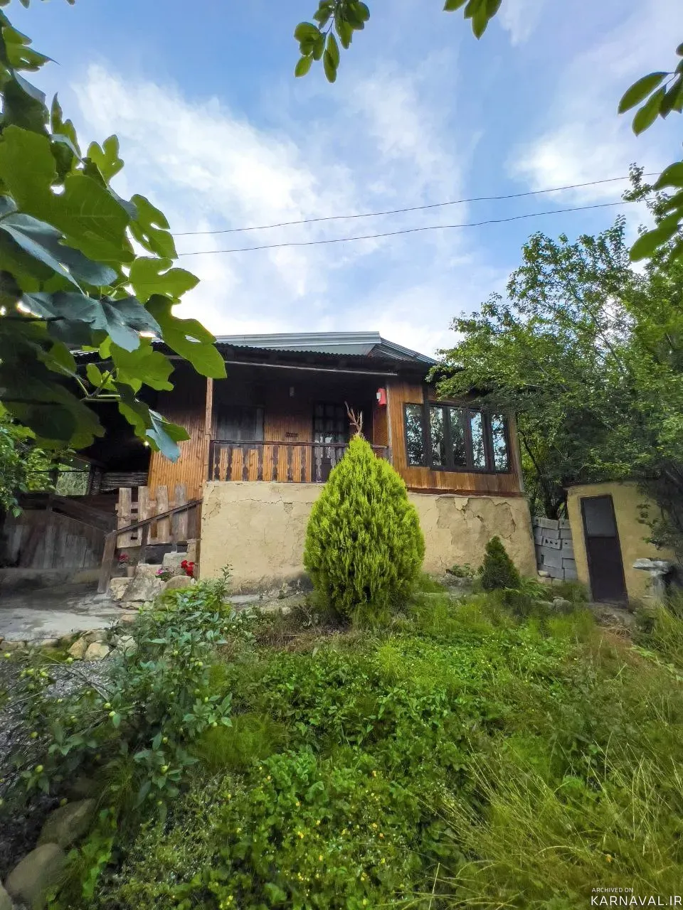 کلبه چوبی تیرکن سوادکوه