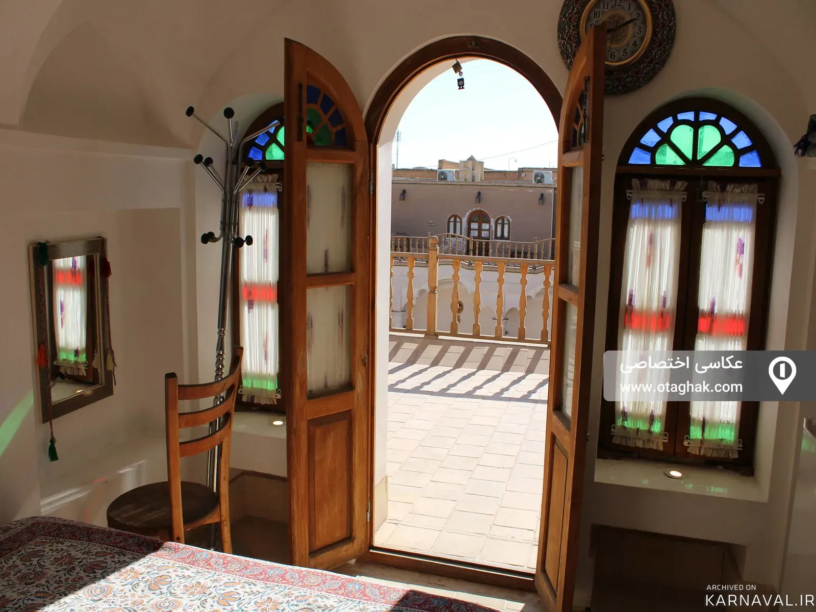 هتل سنتی خانه پارسی (دبل کوچک بام ۱) کاشان