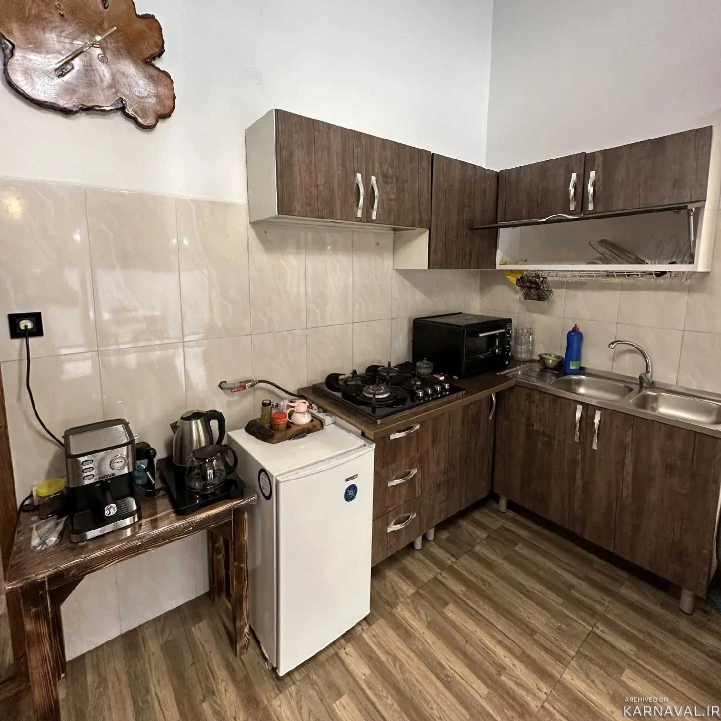 کلبه جنگلی جکوزی دار رایکا مرزن آباد
