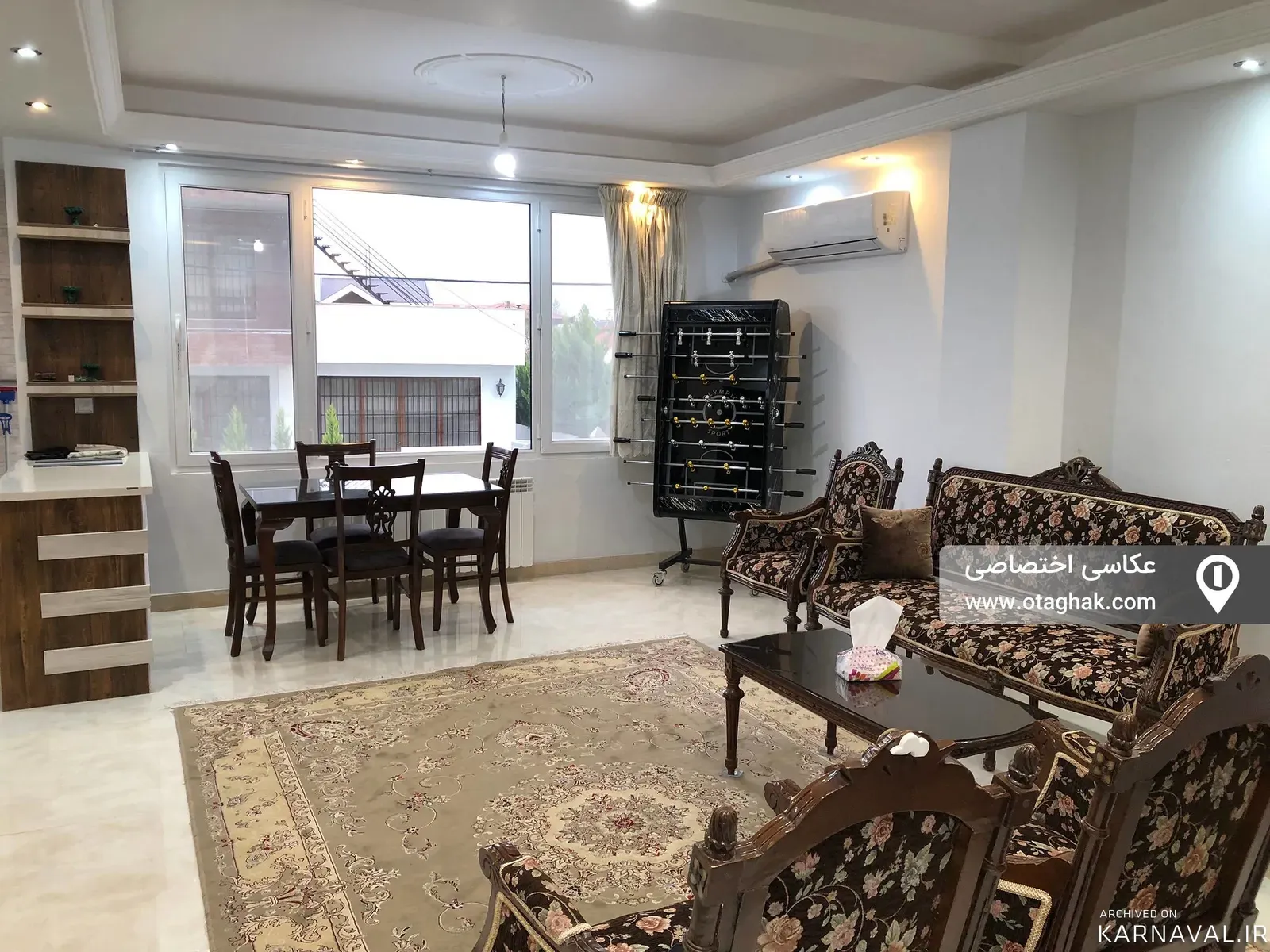 آپارتمان مبله لارونا با فوتبال دستی چالوس