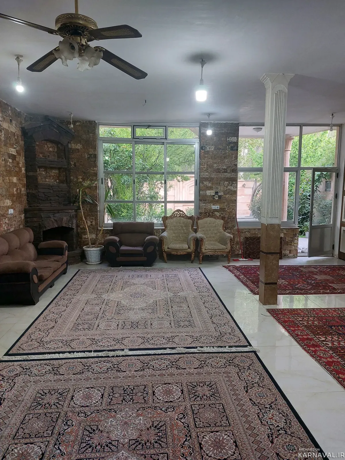 ویلا استخردار آبسرد نما رومی صادق آباد باغ بهادران ویلا استخردار آبسرد نما رومی صادق آباد باغ بهادران