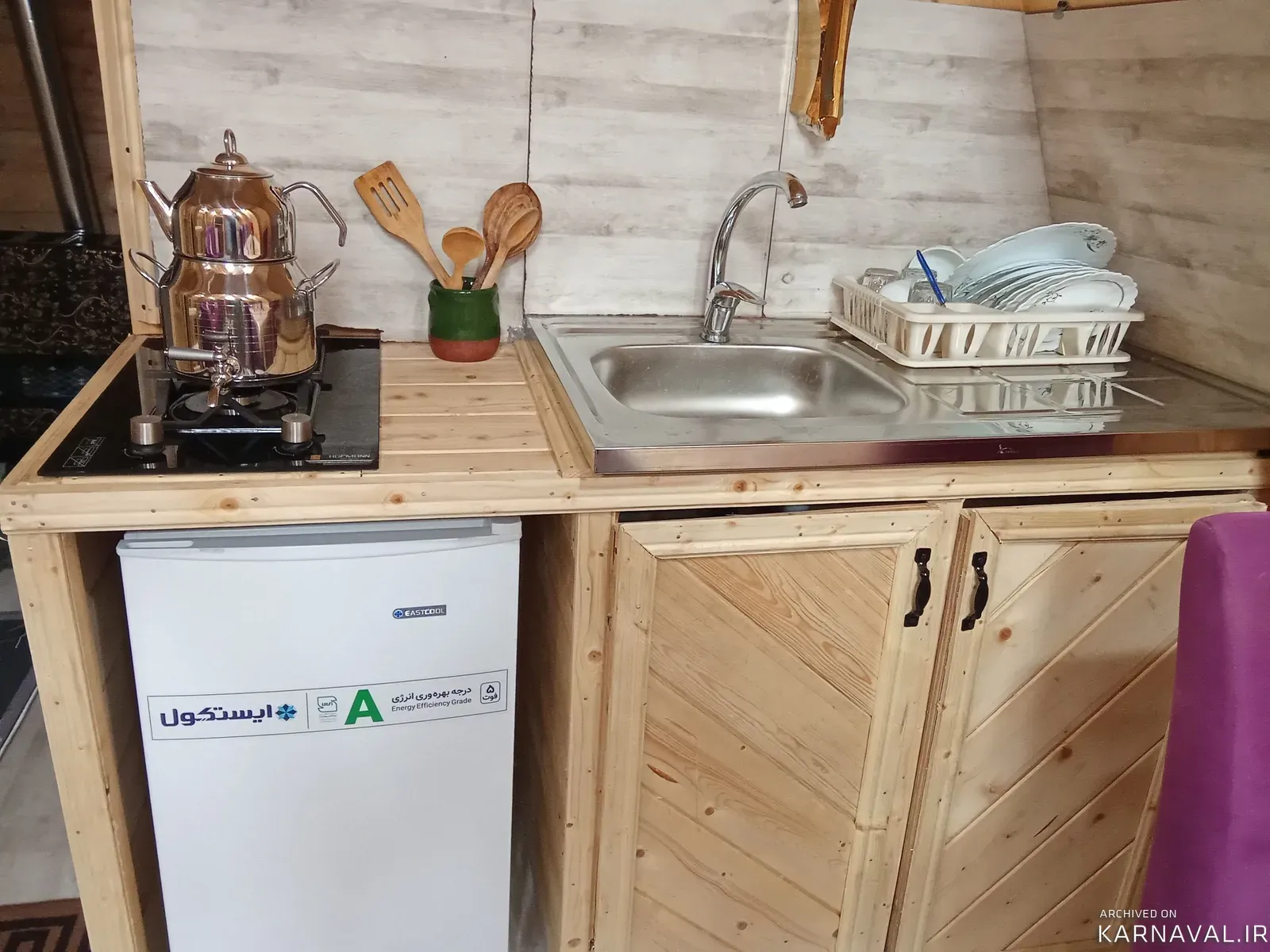کلبه  چوبی یاس و رز  شهسوار