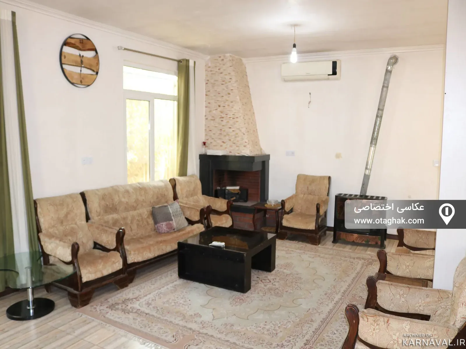 ویلا استخردار آبسرد باغ گلها سهیلیه