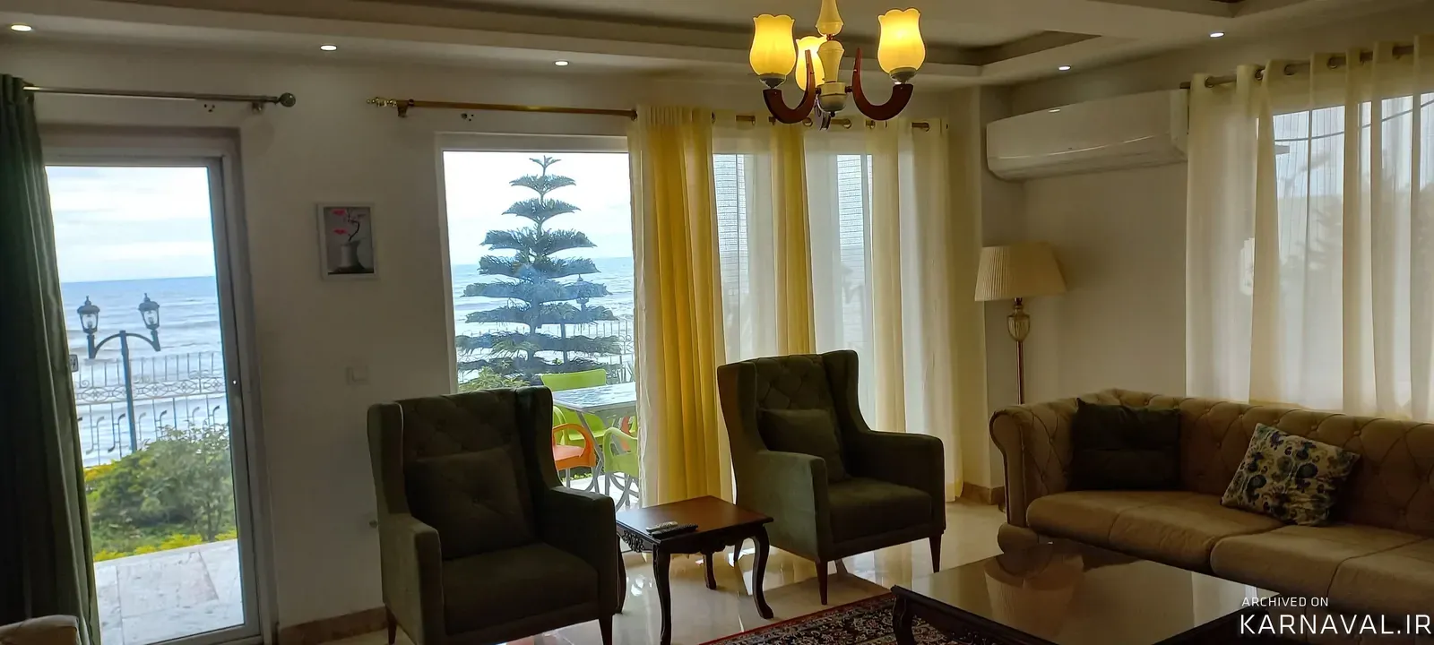 آپارتمان استخردار آبگرم ساحلی مبله ارغوان (اول)  نوشهر