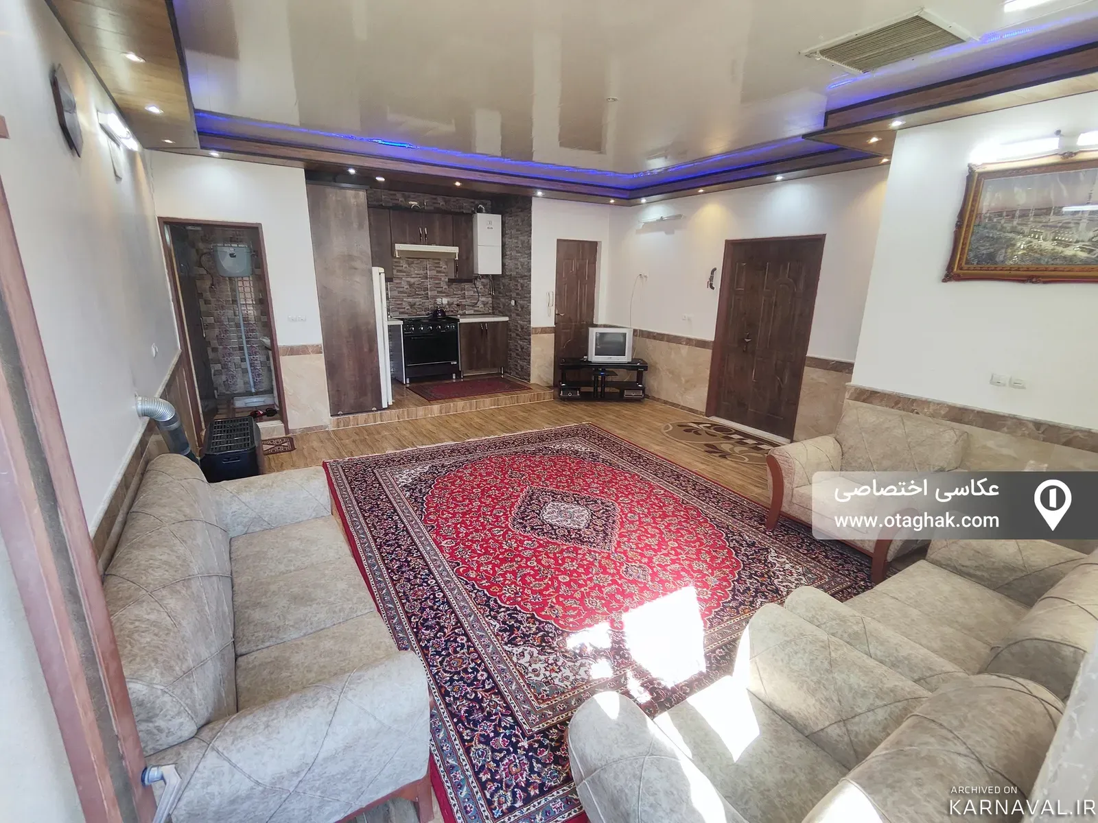 آپارتمان کاشانه مسافر (واحد1) کاشان