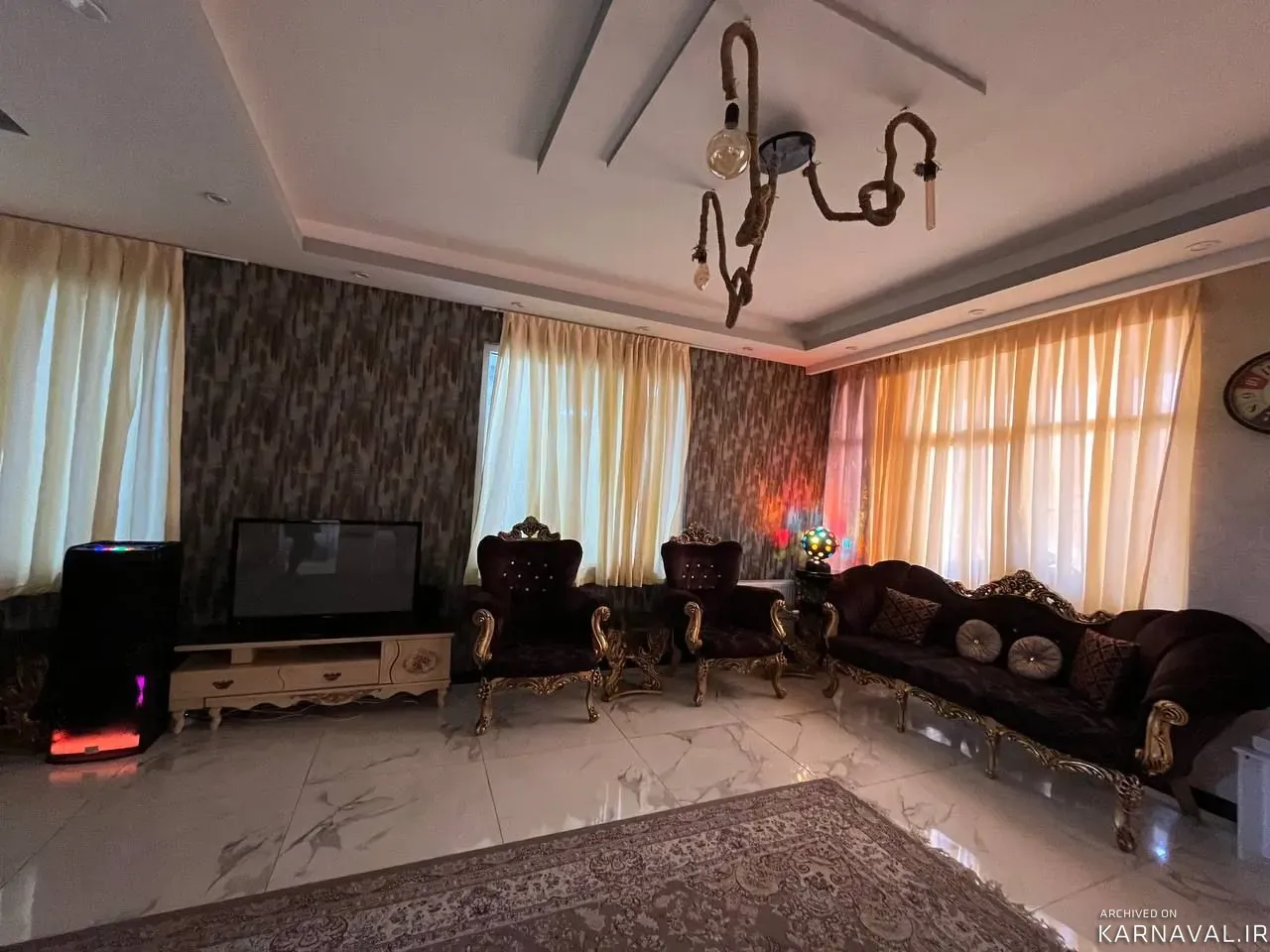 ویلا استخردار آبگرم یاس با بیلیارد شهریار