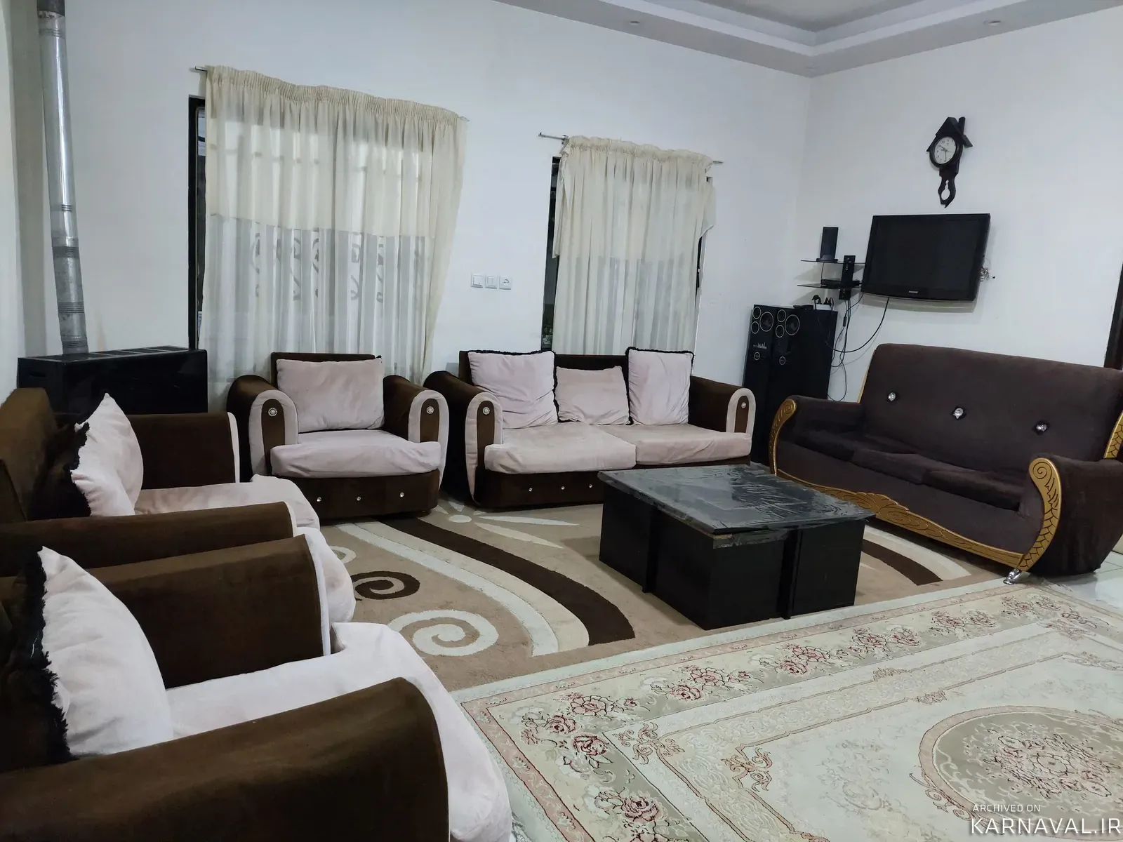 ویلا استخردار آبگرم با فوتبال دستی چهارباغ سهیلیه