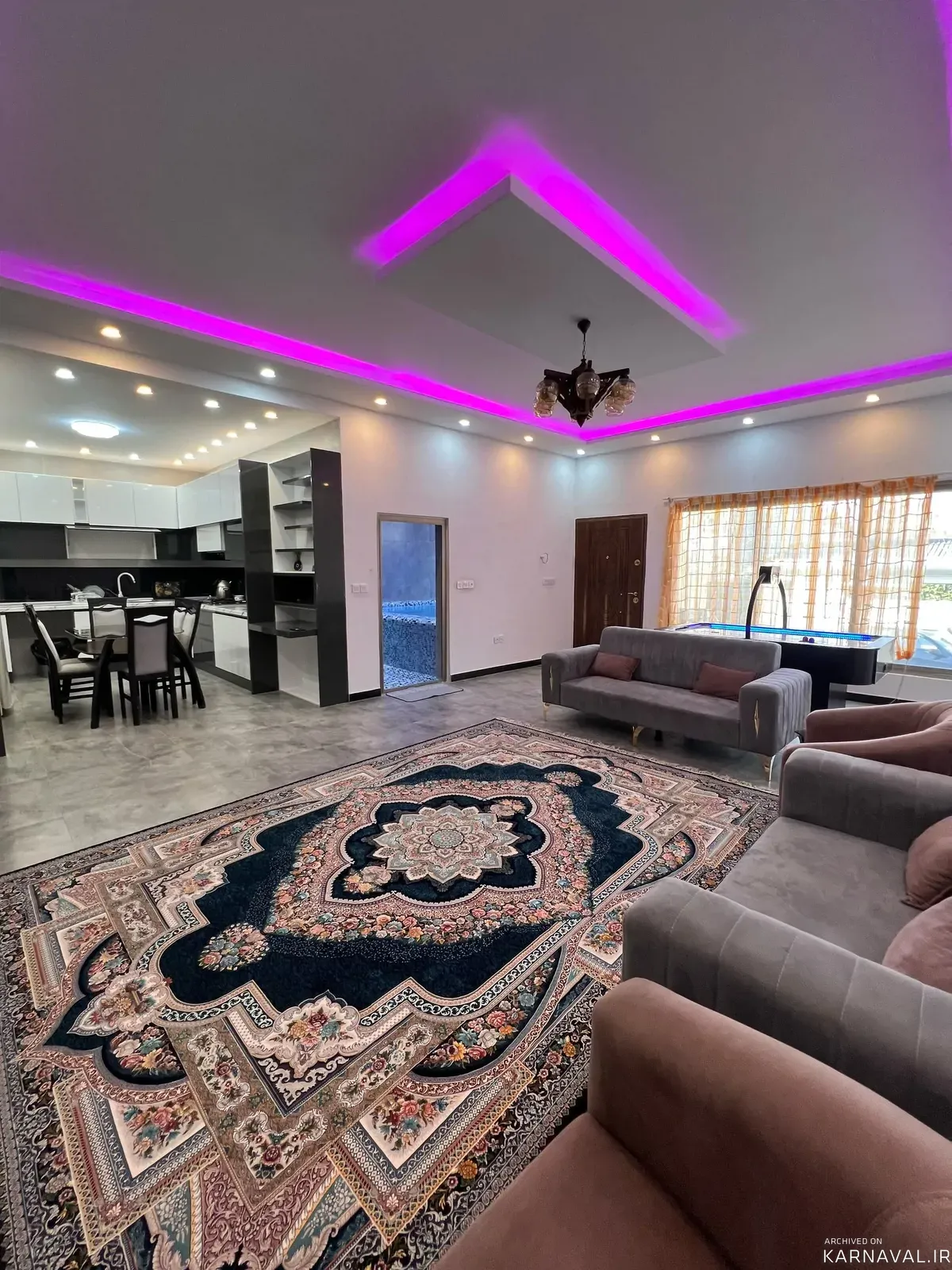 ویلا استخردار آبگرم با جکوزی گرین لند  نور
