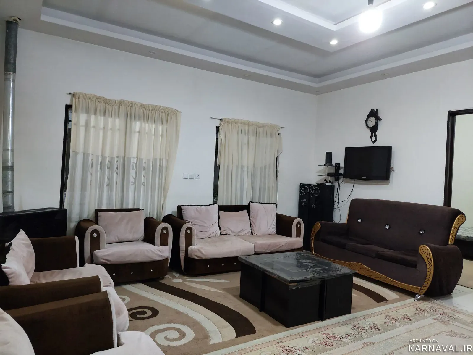 ویلا استخردار آبگرم با فوتبال دستی چهارباغ سهیلیه