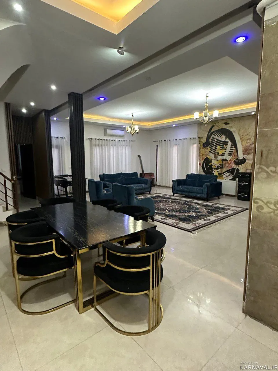 ویلا استخردار آبگرم ارکیده با فوتبال دستی رودهن ویلا استخردار آبگرم ارکیده با فوتبال دستی رودهن