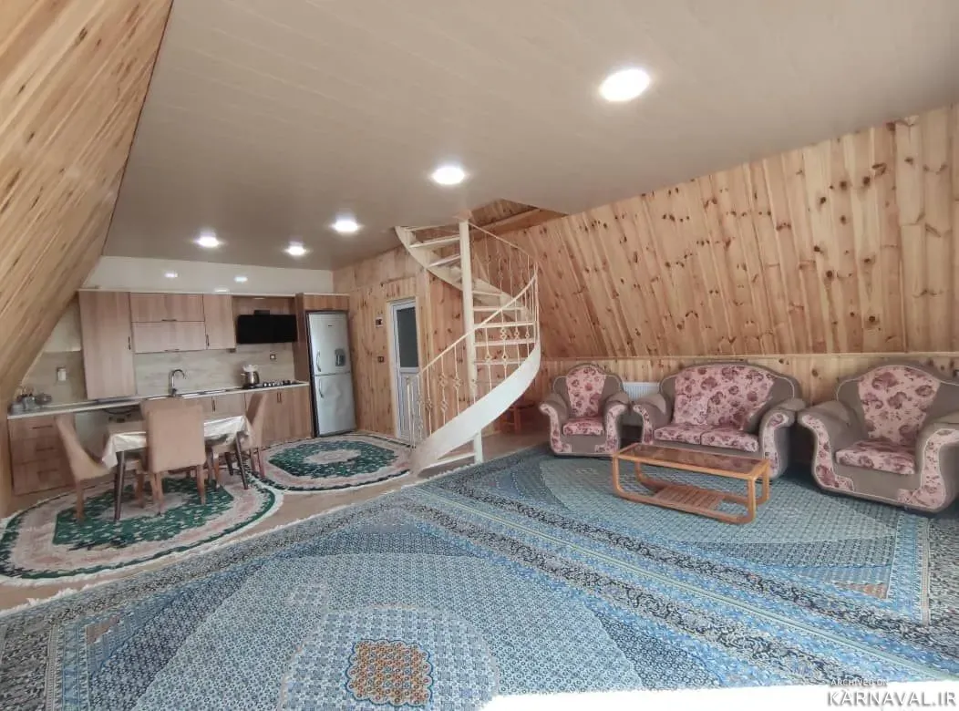 کلبه سوئیسی جکوزی دار سامان تالش