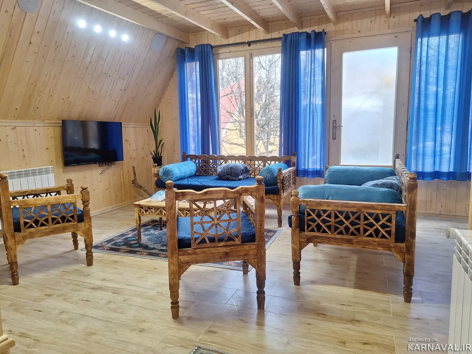 کلبه گل گندم با وان جکوزی سوادکوه