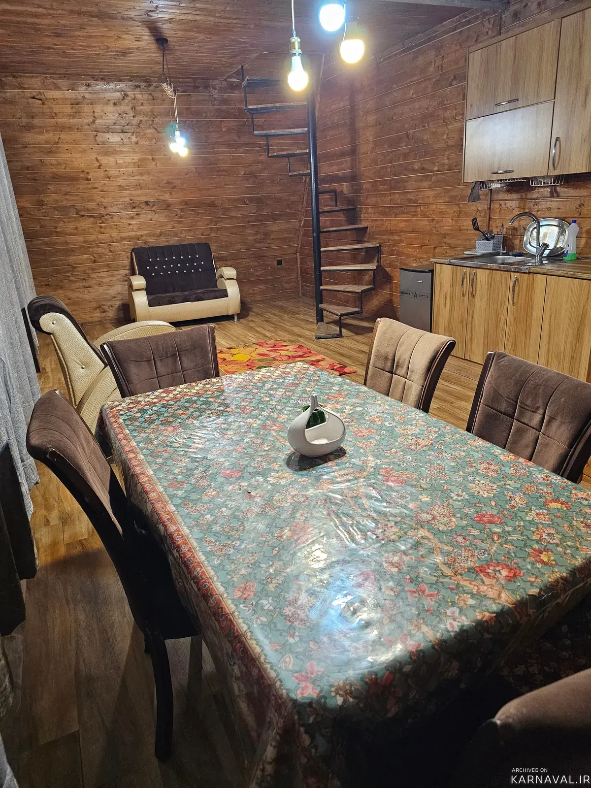 کلبه چوبی حسام با جکوزی (2) لاهیجان