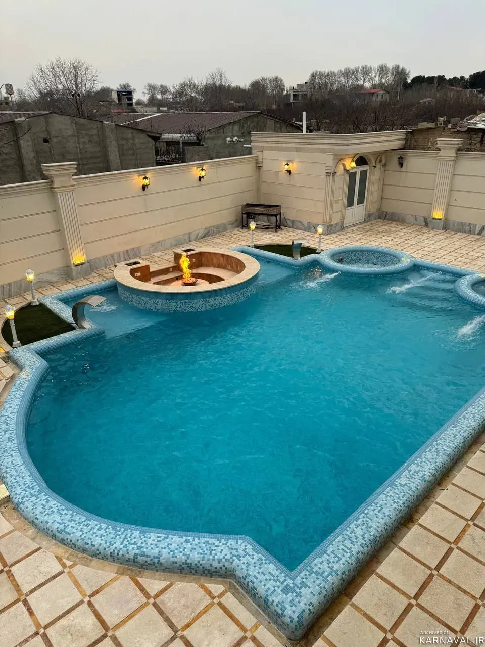 ویلا استخردار آبگرم عمارت مهدیان ملارد ویلا استخردار آبگرم عمارت مهدیان ملارد