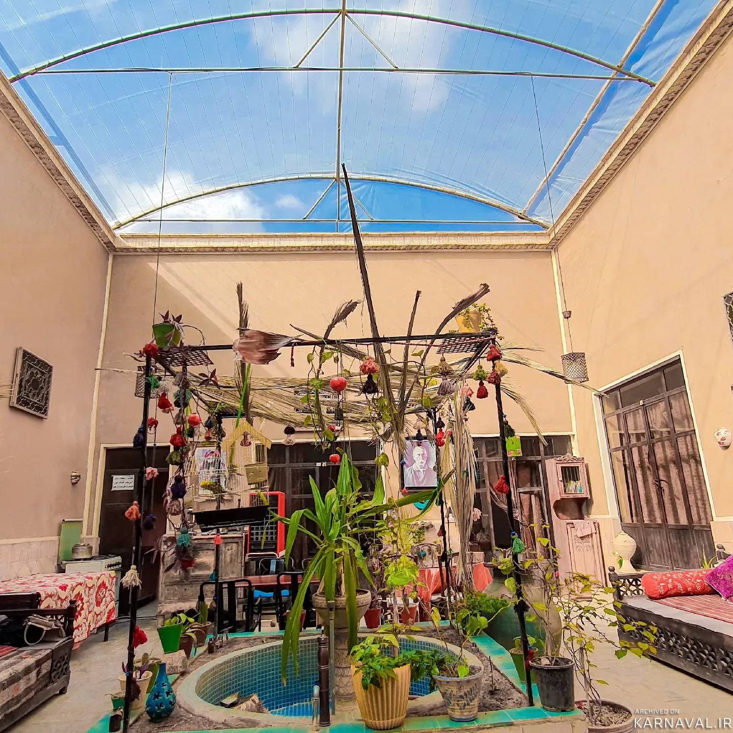 اقامتگاه بوم‌گردی خانه صفا(اتاق 106 سه تخته vip) یزد