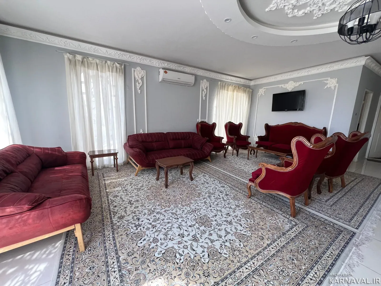 ویلا باغ عمارت با بیلیارد یاس زردنجان  اصفهان