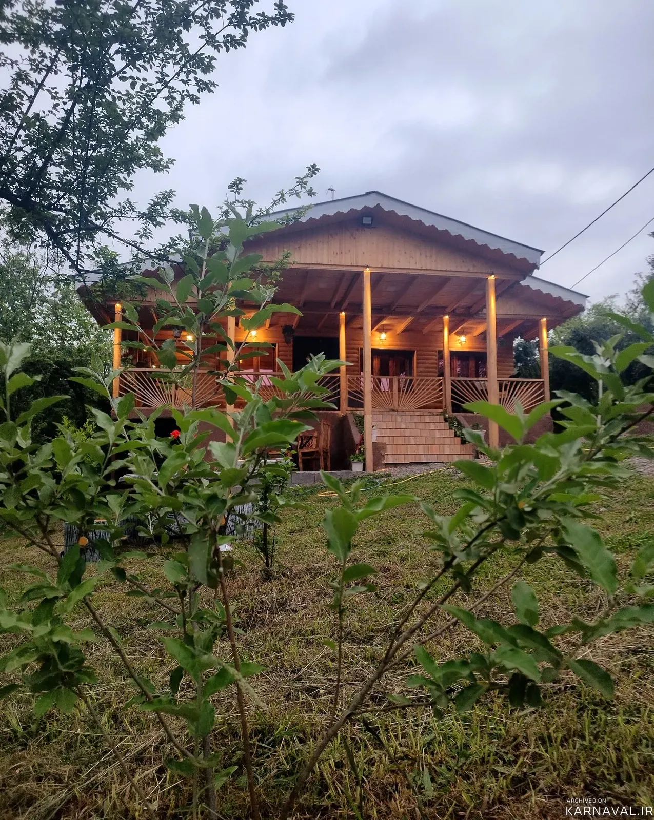 کلبه چوبی گیلداد سراوان