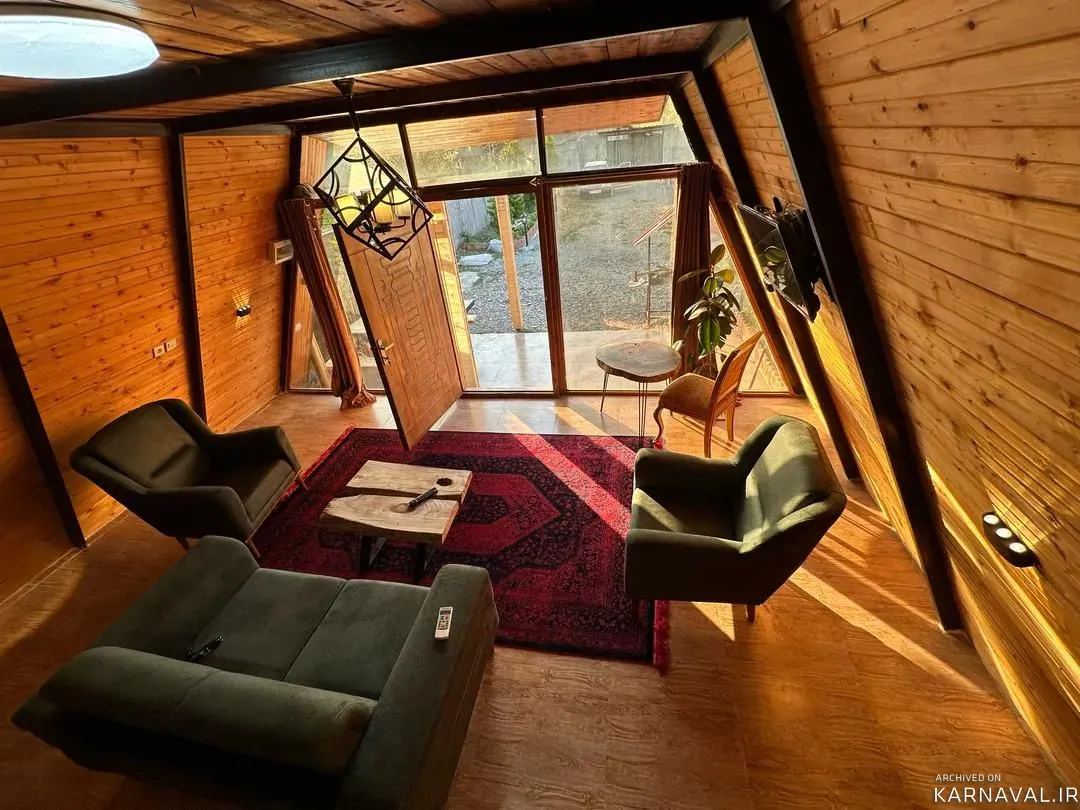 کلبه سوئیسی انجیلی با جکوزی شیرگاه