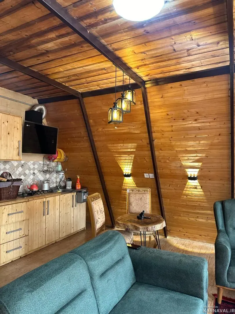 کلبه سوئیسی انجیلی با جکوزی شیرگاه