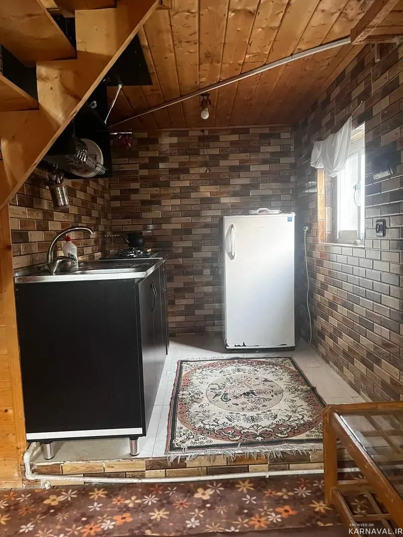 کلبه چوبی جنگلی جکوزی دار نساء ماسال