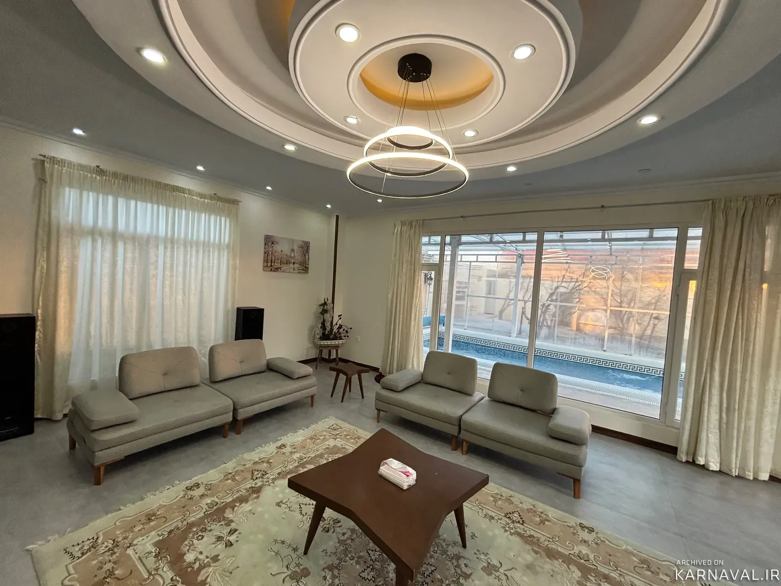 ویلا دوبلکس استخردار آبسرد سرپوشیده باغستان سهیلیه