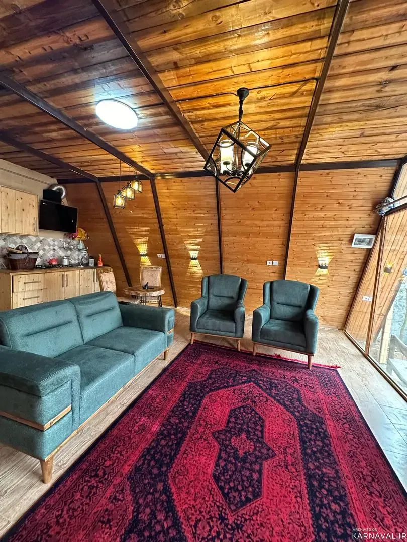 کلبه سوئیسی انجیلی با جکوزی شیرگاه
