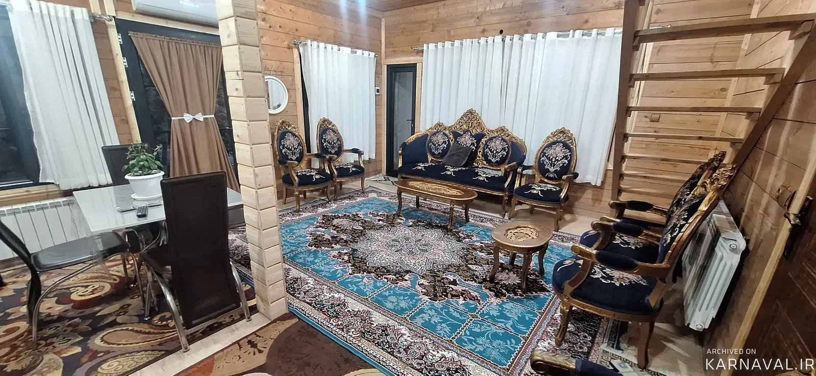 کلبه چوبی استخردار آبگرم بردیا  ماسال